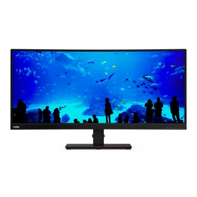 Монитор Lenovo 61F3GAT1EU 34" ThinkVision T34w-20 Curved 21:9 VA 3440x1440 4ms 3000:1 350 178/178 //HDMI 2.0/DP 1.2/USB-C/Tilt, lift