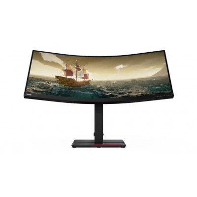 Монитор Lenovo 61F3GAT1EU 34" ThinkVision T34w-20 Curved 21:9 VA 3440x1440 4ms 3000:1 350 178/178 //HDMI 2.0/DP 1.2/USB-C/Tilt, lift