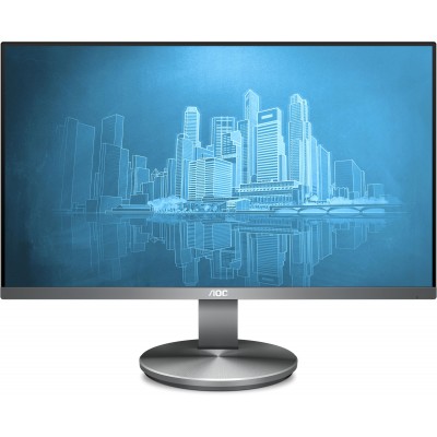 Монитор AOC I2790PQU 27" AOC I2790PQU Grey с поворотом экрана (IPS, 1920x1080, 4 ms, 178°/178°, 250 cd/m, 20M:1, +HDMI, +DisplayPort, +MM, +4xUSB3.0)