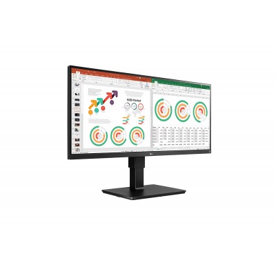 Монитор LG 34BN770-B (34", black, IPS, 21:9, 2хHDMI, 300сd, 178/178, 3440 х 1440, USB 3.0, 10,3 кг.)