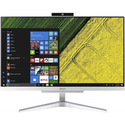 Моноблок Acer Aspire C22-865 21.5" FHD(1920x1080), i5 8250U, 8GbDDR4, 1TB/5400 , Intel HD, noDVD-RW, WiFi+BT,USB KB&Mouse, silver, Win10Pro 1Y carry-in