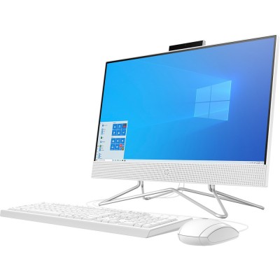 Моноблок HP 22-df1016ur 21.5" Full HD i5 1135G7 (2.4)/4Gb/SSD256Gb/Iris Xe/CR/Windows 10/GbitEth/WiFi/BT/90W/клавиатура/мышь/Cam/белый 1920x1080