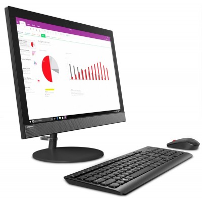 Моноблок Lenovo V130-20IGM 19.5" WXGA+ Cel J4005 (2)/4Gb/500Gb 7.2k/UHDG 600/CR/noOS/GbitEth/WiFi/BT/65W/клавиатура/мышь/черный 1440x900