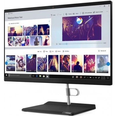 Моноблок Lenovo V30a-24IIL 23.8" Full HD i3 1035G1/8Gb/SSD512Gb/UHDG/DVDRW/CR/Windows 10 Professional 64/GbitEth/WiFi/BT/65W/клавиатура/мышь/Cam/черный 1920x1080