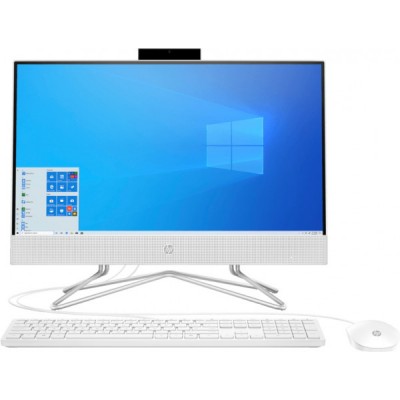 Моноблок HP 22-df1014ur 21.5" Full HD i5 1135G7 (2.4)/8Gb/1Tb 7.2k/SSD128Gb/Iris Xe/CR/Windows 10/GbitEth/WiFi/BT/90W/клавиатура/мышь/Cam/белый 1920x1080