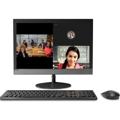 Моноблок Lenovo V130-20IGM 19.5" WXGA+ Cel J4005 (2)/4Gb/500Gb 7.2k/UHDG 600/CR/noOS/GbitEth/WiFi/BT/65W/клавиатура/мышь/черный 1440x900