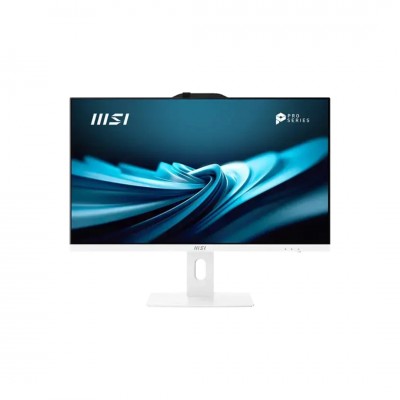 Моноблок MSI Pro AP272P 14M AiO 27" FHD(1920x1080)IPS AG Non-touch, Core i5-14400 (2.5GHz), 16Gb DDR5(2x8Gb), 512GB SSD M.2, Intel UHD, WiFi, BT, camera, WirelessKB&mouse Eng/Rus,No OS,1y war-ty, White