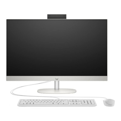Моноблок HP 27-cr0001i 27" Full HD i7 1355U (1.7) 16Gb SSD512Gb Iris Xe Free DOS GbitEth WiFi BT 90W клавиатура мышь Cam белый 1920x1080