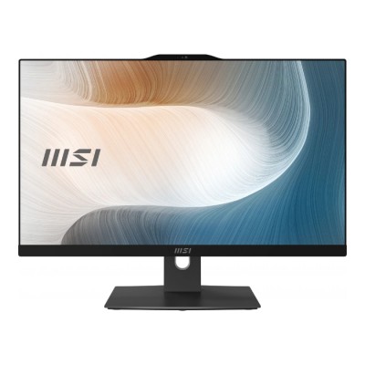 Моноблок MSI Modern AM242P 1M-1029XRU 23.8" Full HD Core 5 120U (1.4) 16Gb SSD512Gb Graphics без ОС GbitEth WiFi BT 120W клавиатура мышь Cam черный 1920x1080