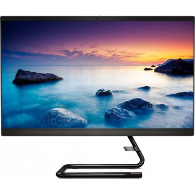 Моноблок Lenovo IdeaCentre A340-24IWL 23.8" Full HD i5 8265U(1.6Ghz)/4096Mb/1000Gb/DVDrw/Int:Intel UHD Graphics 620/BT/WiFi/war 1y/5.87kg/black/DOS + Клавиатура, мышь USB F0E8009MRK