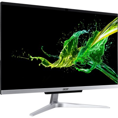Моноблок Acer Aspire C22-963 21.5" Full HD i5 1035G1 (1)/8Gb/SSD256Gb/UHDG/CR/Windows 10 Professional/GbitEth/WiFi/BT/65W/клавиатура/мышь/серебристый 1920x1080
