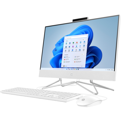 Моноблок HP 22-df0046ur 21.5" AMD Ryzen 3 3250U(Ghz)/4096Mb/256SSDGb/noDVD/Int:AMD integrated graphics/Cam/WiFi/war 1y/Snow White/W10 + USB KBD, USB MOUSE 14P75EA