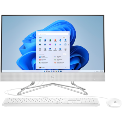 Моноблок HP 24-df0014ur 23.8" AMD Athlon 3050U(Ghz)/4096Mb/128SSDGb/noDVD/Int:AMD Intergrated Graphics /Cam/WiFi/war 1y/Snow White/W10 + USB KBD, USB MOUSE 14P85EA