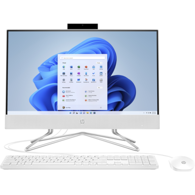 Моноблок HP 22-df0046ur 21.5" AMD Ryzen 3 3250U(Ghz)/4096Mb/256SSDGb/noDVD/Int:AMD integrated graphics/Cam/WiFi/war 1y/Snow White/W10 + USB KBD, USB MOUSE 14P75EA