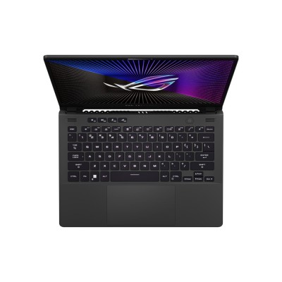 Ноутбук ASUS ROG GA402RJ-L4045 14"(1920x1200 (матовый, 144Hz) IPS)/AMD Ryzen 7 6800HS(3.2Ghz)/16384Mb/512PCISSDGb/noDVD/Ext:AMD Radeon RX 6700S(8192Mb)/Cam/BT/WiFi/1.65kg/Eclipse Gray/NoOS