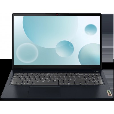 Ноутбук Lenovo IdeaPad 3 15IAU7 15.6"(1920x1080 IPS)/Intel Core i5 1235U(1.3Ghz)/8192Mb/512SSDGb/noDVD/Int:Intel Iris Xe Graphics/Cam/BT/WiFi/38WHr/war 1y/1.65kg/abyss blue/noOS + 65W, RU kbd 82RK003