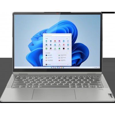 Ноутбук Lenovo IdeaPad Flex 5 14IAU7 14"(2240x1400 IPS)/Touch/Intel Core i7 1255U(1.7Ghz)/16384Mb/512SSDGb/noDVD/Int:Intel Iris Xe Graphics/Cam/BT/WiFi/52WHr/war 1y/1.5kg/grey/Win11Home + 65W, Pen, R