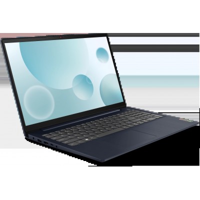 Ноутбук Lenovo IdeaPad 3 15IAU7 15.6"(1920x1080 IPS)/Intel Core i5 1235U(1.3Ghz)/8192Mb/512SSDGb/noDVD/Int:Intel Iris Xe Graphics/Cam/BT/WiFi/38WHr/war 1y/1.65kg/abyss blue/noOS + 65W, RU kbd 82RK003