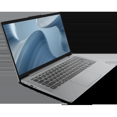 Ноутбук Lenovo IdeaPad 5 14IAL7 Core i3 1215U 8Gb SSD256Gb Intel UHD Graphics 14" IPS FHD (1920x1080) noOS grey WiFi BT Cam (82SD00A8RK)