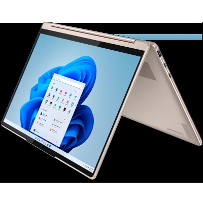 Ноутбук Lenovo Yoga 9 14IAP7 14"(2880x1800 OLED)/Touch/Intel Core i5 1240P(1.7Ghz)/16384Mb/512SSDGb/noDVD/Int:Intel Iris Xe Graphics/Cam/BT/WiFi/75WHr/war 1y/1.4kg/oatmeal/Win11Home + 100W, Pen 82LU004LRU