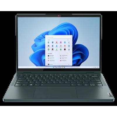 Ноутбук Lenovo Yoga 6 13ALC7 13.3"(1920x1200 IPS)/Touch/AMD Ryzen 7 5700U(1.8Ghz)/16384Mb/1024SSDGb/noDVD/Int:AMD Radeon/Cam/BT/WiFi/59WHr/war 1y/1.37kg/dark teal/Win11Home + 45W, Pen, RU kbd 82UD004