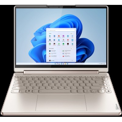 Ноутбук Lenovo Yoga 9 14IAP7 14"(2880x1800 OLED)/Touch/Intel Core i5 1240P(1.7Ghz)/16384Mb/512SSDGb/noDVD/Int:Intel Iris Xe Graphics/Cam/BT/WiFi/75WHr/war 1y/1.4kg/oatmeal/Win11Home + 100W, Pen 82LU004LRU
