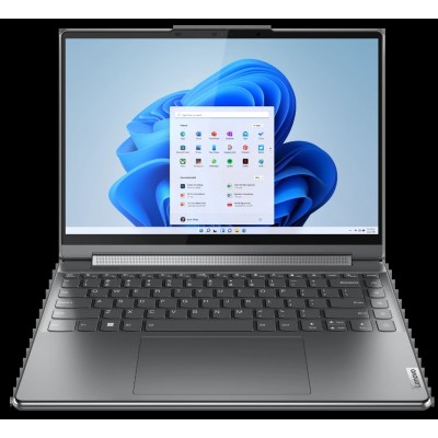 Ноутбук Lenovo Yoga 9 14IAP7 14" (2880x1800 OLED)/Touch/Intel Core i5 1240P(1.7Ghz)/16384Mb/512SSDGb/noDVD/Int:Intel Iris Xe Graphics/Cam/BT/WiFi/75WHr/war 1y/1.4kg/storm grey/Win11Home + 100W, Pen, R 82LU004NRU