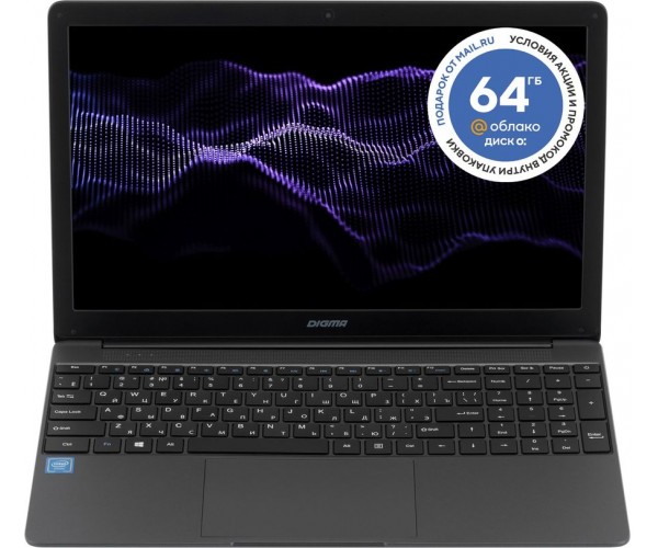 Ноутбук Digma EVE 15 P417 Pentium J3710 4Gb SSD128Gb Intel HD Graphics 405 15.6