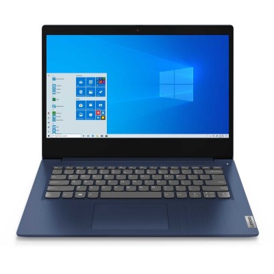 Ноутбук Lenovo IdeaPad 3 14IIL05 Core i3 1005G1 4Gb SSD128Gb Intel UHD Graphics 14" TN FHD (1920x1080) Windows 10 blue WiFi BT Cam