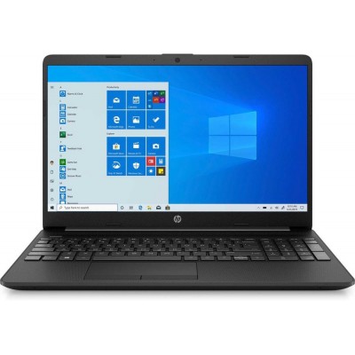 Ноутбук HP 15-dw1214ur Core i3 10110U 4Gb SSD128Gb Intel UHD Graphics 15.6" TN SVA FHD (1920x1080) Windows 10 Home black WiFi BT Cam