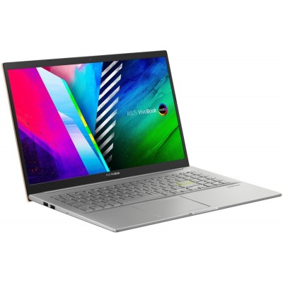 Ноутбук Asus VivoBook 15 OLED K513EA-L12044W Core i5 1135G7 8Gb SSD512Gb Intel Iris Xe graphics 15.6" OLED FHD (1920x1080) Windows 11 silver WiFi BT Cam