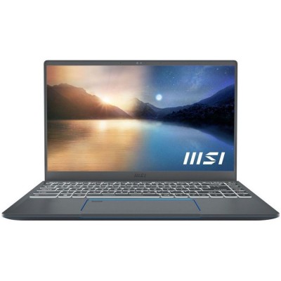 Ноутбук MSI Prestige 14 A11SB-638RU Core i7 1185G7 16Gb SSD512Gb NVIDIA GeForce MX450 2Gb 14" IPS FHD (1920x1080) Windows 11 grey WiFi BT Cam