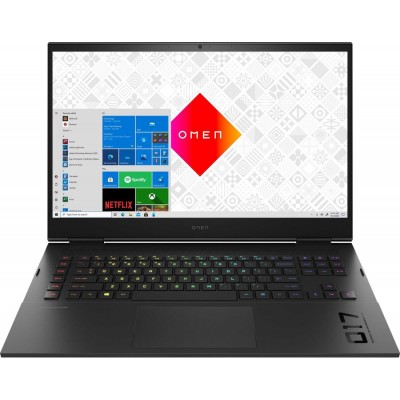 Ноутбук HP Omen 17-ck0045ur Core i7 11800H 16Gb SSD1Tb NVIDIA GeForce RTX3080 16Gb 17.3" IPS QHD (2560x1440) Windows 10 Home black WiFi BT Cam