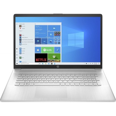 Ноутбук HP 17-cp0094ur Ryzen 5 5500U 16Gb SSD1Tb AMD Radeon 17.3" IPS FHD (1920x1080) Windows 10 Home silver WiFi BT Cam