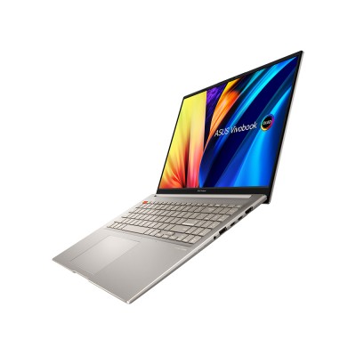 Ноутбук Asus VivoBook S M5602QA-KV105W 16" WQXGA(2560x1600) IPS 120Hz/AMD Ryzen 7 5800H 3,2Ghz Octa/16GB/1TB SSD/Integrated/Wi-Fi 6/BT5.0/1080P FHD Camera/BKLT/FPR