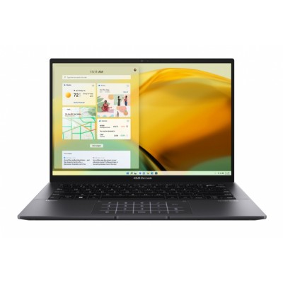 Ноутбук Asus Zenbook 14 UM3402YA-KP688 Ryzen 5 7530U 16Gb SSD512Gb AMD Radeon 14" IPS WQXGA (2560x1600) noOS black WiFi BT Cam Bag (90NB0W95-M016J0)