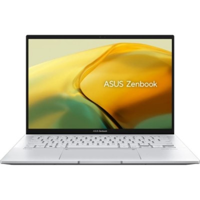 Ноутбук Asus Zenbook 14 OLED UX3402VA-KM371W Core i7 1360P 16Gb SSD1Tb Intel Iris Xe graphics 14" OLED 2.8K (2880x1800) Windows 11 Home silver WiFi BT Cam Bag (90NB10G6-M00KX0)