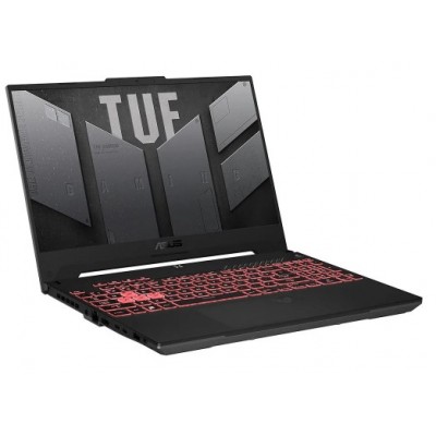 Ноутбук Asus TUF Gaming F15 FX507ZV4-LP106 Core i7 12700H 16Gb SSD1Tb NVIDIA GeForce RTX4060 8Gb 15.6" IPS FHD (1920x1080) noOS grey WiFi BT Cam (90NR0FA7-M007U0)