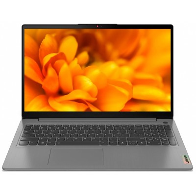 Ноутбук Lenovo IdeaPad 3 15IAU7 Core i3 1215U 8Gb SSD256Gb Intel UHD Graphics 15.6" TN FHD (1920x1080) noOS grey WiFi BT Cam (82RK010NPS)