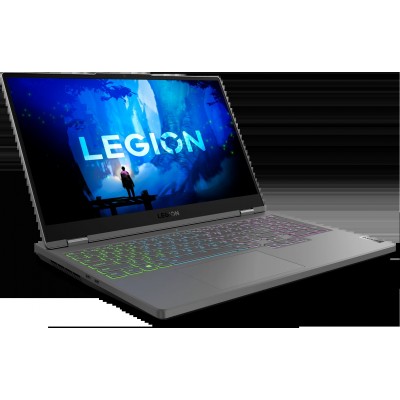 Ноутбук Lenovo Legion 5 15IAH7 15.6"(1920x1080 IPS)/Intel Core i7 12700H(2.3Ghz)/16384Mb/512SSDGb/noDVD/Ext:nVidia GeForce RTX3050Ti(4096Mb)/Cam/BT/WiFi/60WHr/war 1y/2.35kg/storm grey/noOS + 230W, RU