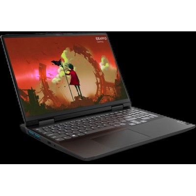 Ноутбук Lenovo IdeaPad Gaming 3 16ARH7 16"(1920x1200 IPS)/AMD Ryzen 7 6800H(3.2Ghz)/16384Mb/1024SSDGb/noDVD/Ext:nVidia GeForce RTX3050Ti(4096Mb)/Cam/BT/WiFi/71WHr/war 1y/2.5kg/onyx grey/Win11Home + 1