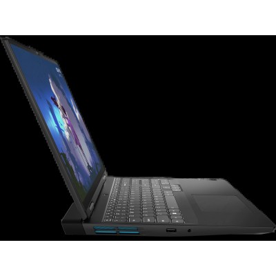 Ноутбук Lenovo IdeaPad Gaming 3 16IAH7 16"(1920x1200 IPS)/Intel Core i5 12450H(2Ghz)/16384Mb/512SSDGb/noDVD/Ext:nVidia GeForce RTX3050Ti(4096Mb)/Cam/BT/WiFi/71WHr/war 1y/2.6kg/onyx grey/Win11Home + 1