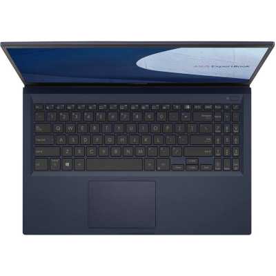 Ноутбук Asus B1500CEAE-BQ1736R 15.6"(1920x1080 (матовый))/Intel Core i3 1115G4(3Ghz)/8192Mb/256PCISSDGb/noDVD/Int:Intel UHD Graphics/Cam/BT/WiFi/war 1y/1.73kg/Star Black/W10Pro 90NX0441-M21000