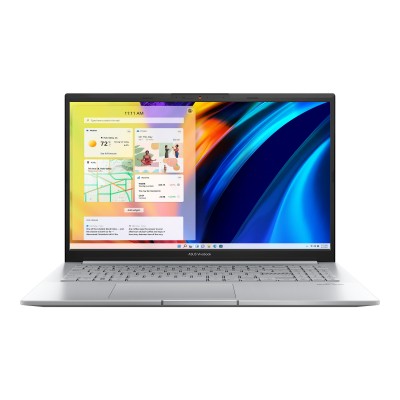 Ноутбук Asus VivoBook 15 OLED M6500XU-MA106 Ryzen 9 7940HS 16Gb SSD1Tb NVIDIA GeForce RTX4050 6Gb 15.6" OLED 2.8K (2880x1620) noOS silver WiFi BT Cam (90NB1202-M00440)
