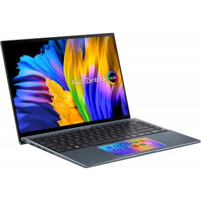 Ноутбук Asus UX5400EG-KN193T Touch +Sleeve+cable 14"(2880x1800 OLED 16:10)/Touch/Intel Core i5 1135G7(2.4Ghz)/8192Mb/512SSD+32 OptaneGb/noDVD/Ext:nVidia GeForce MX450(2048Mb)/Cam/BT