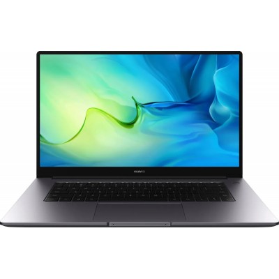 Ноутбук Huawei MateBook D 15 BoDE-WFH9 Core i5 1155G7 16Gb SSD512Gb Intel Iris Xe graphics 15.6" IPS FHD (1920x1080) noOS grey space WiFi BT Cam (53013WRN)
