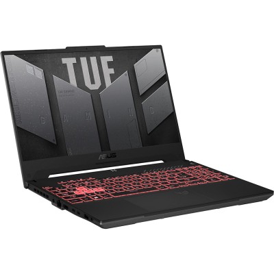 Ноутбук ASUS TUF A15 FA507NU-LP031 15.6" 1920x1080 AMD Ryzen 7 7735HS RAM 16Гб SSD 512Гб NVIDIA GeForce RTX 4050 6Гб ENG/RUS без ОС серый 2.2 кг 90NR0EB5-M006R0