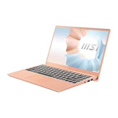 Ноутбук MSI Modern 14 B11SB-284RU 14" FHD 60Hz, Intel Core i7-1165G7, 16Gb, 512Gb SSD, no ODD, NVidia MX450 2Gb, Win10, бежевый