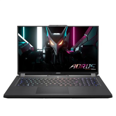 Ноутбук Gigabyte Aorus 17H BXF Core i7 13700H 16Gb SSD1Tb NVIDIA GeForce RTX4080 12Gb 17.3" IPS FHD (1920x1080) Free DOS black WiFi BT Cam (BXF-74KZ554SD)