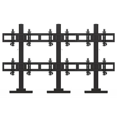 Мобильная стойка для видеостены 3x2 из дисплеев 40" - 55" Wize Pro (VWM463-1)